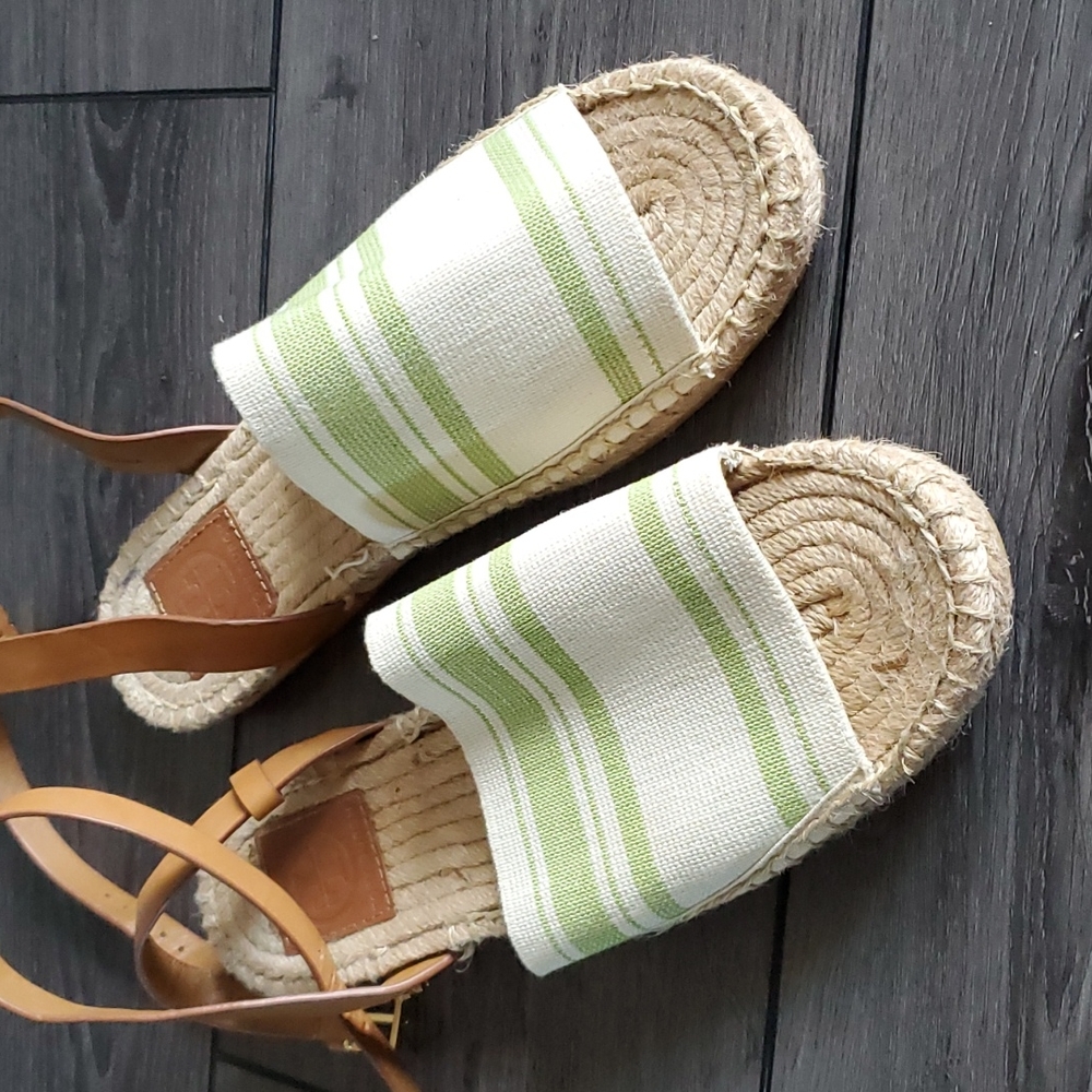 Tory Burch espadrille sandals size 8